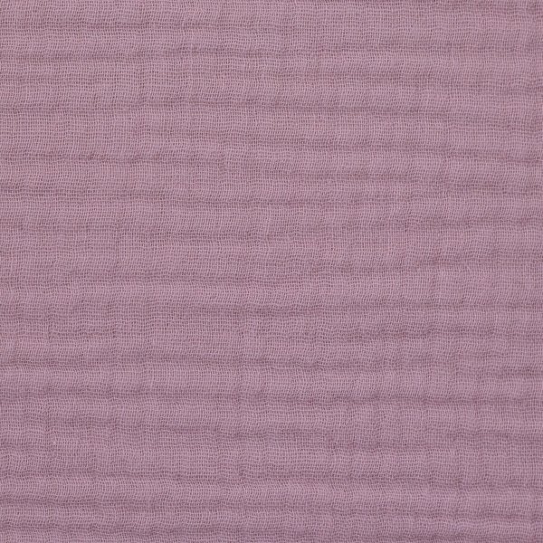 Musselin Double Gauze mattes lila
