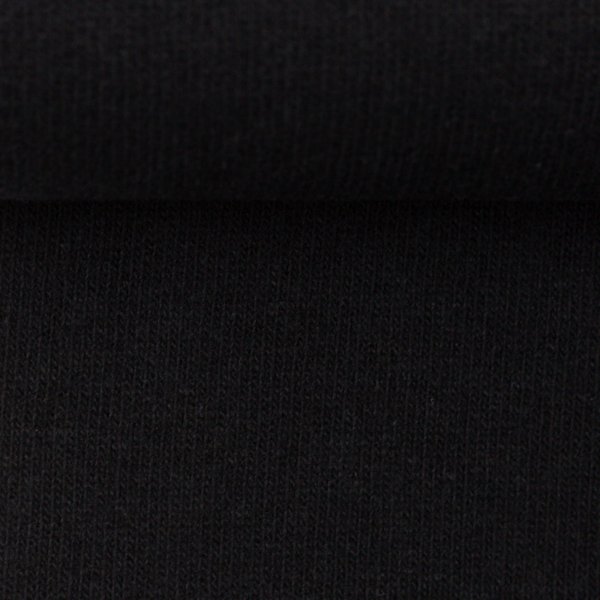 Bono Baumwoll Strickstoff schwarz