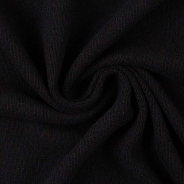 Bono Baumwoll Strickstoff schwarz