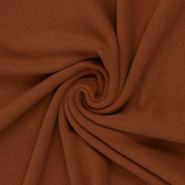 Baumwoll Strickstoff Bono terracotta