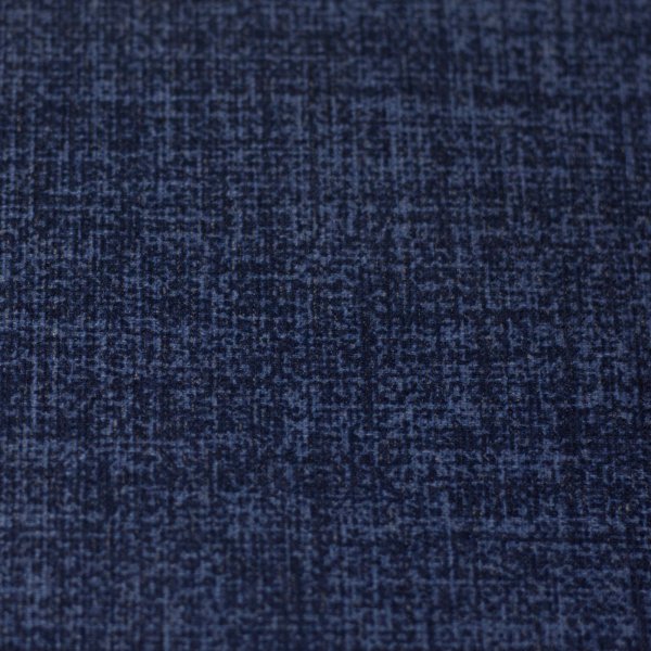 Beschichtete Baumwolle Charly meliert jeansblau