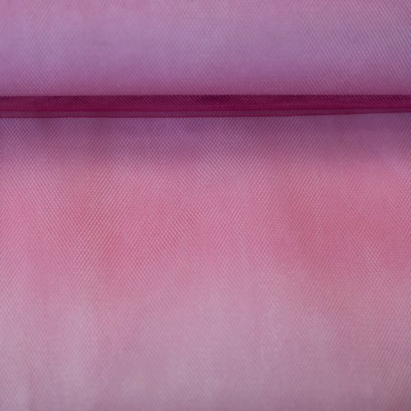Tüll weich Ombre Farbverlauf Regenbogen lila-rosa-beere
