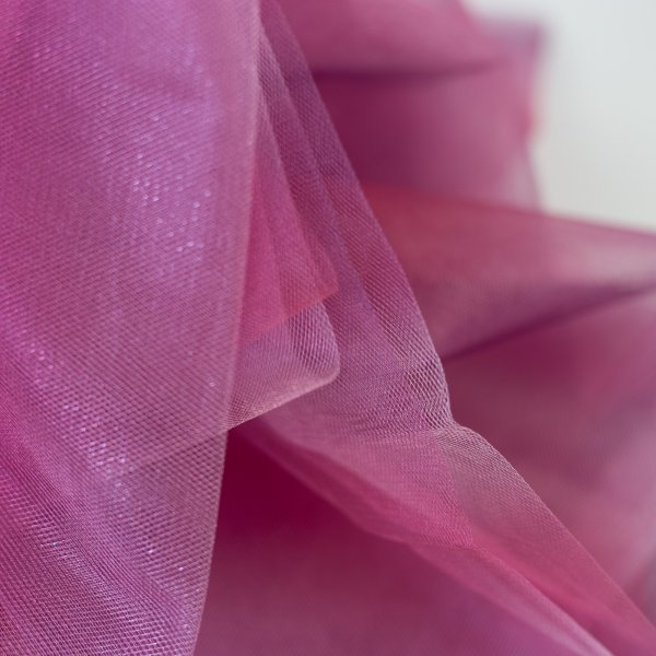 Tüll weich Ombre Farbverlauf Regenbogen lila-rosa-beere