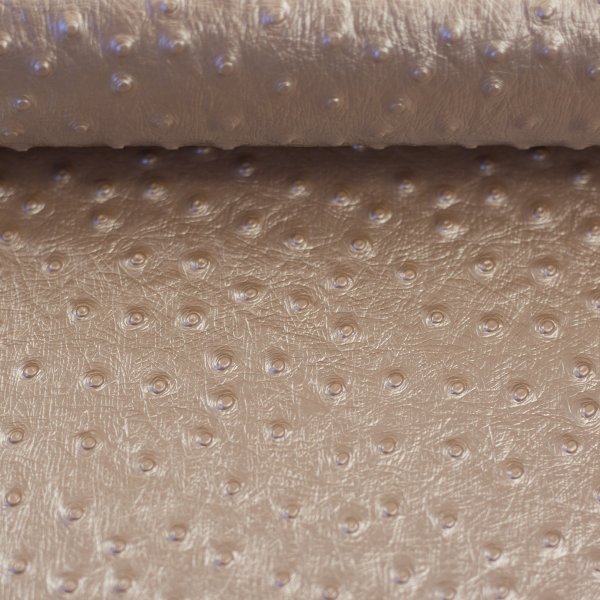 Metallic Kunstleder Aurora beige
