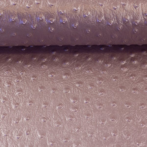 Metallic Kunstleder Aurora altrosa
