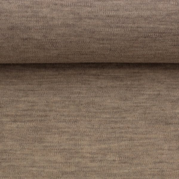 Merino Strick beige meliert 100% Merinowolle