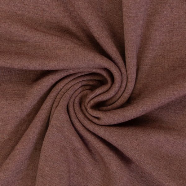 Merino Strick dark old rose meliert 100% Merinowolle