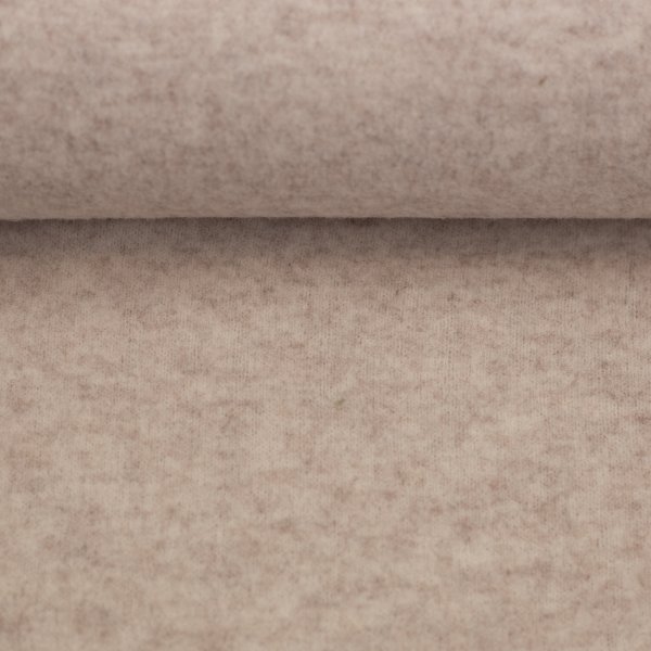 Merino Fleece natur meliert 100% Merinowolle