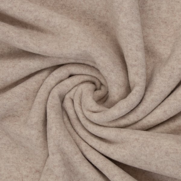 Merino Fleece natur meliert 100% Merinowolle