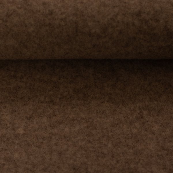Merino Fleece schlamm meliert 100% Merinowolle