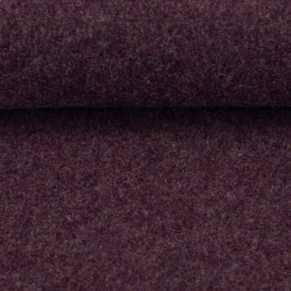 Merino Fleece beere meliert 100% Merinowolle