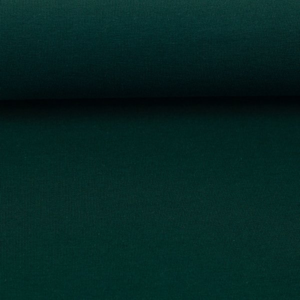 French Terry Sommersweat HW25/26 Maike uni dunkles moosgrün