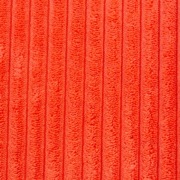 Wanja Cord Samt gerippt in der Farbe orange