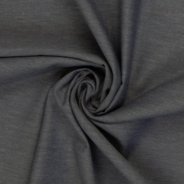 Baumwolle Webware Mika anthrazit