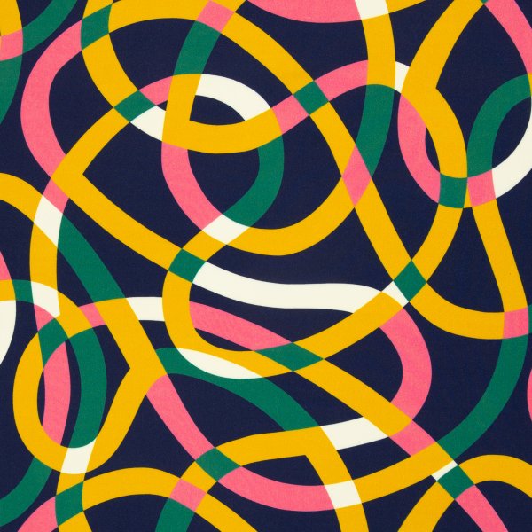 Viskose Webware Feeling by Käselotti dunkelblau