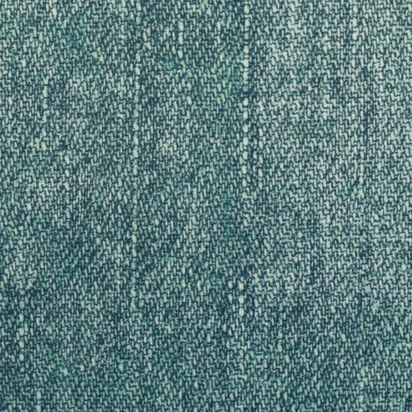 French Terry Denim in Jeansoptik hellblau