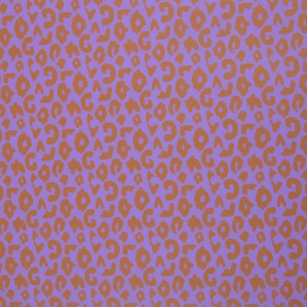 Kunstleder Happy Collection Leo by Cherry Picking flieder/braun