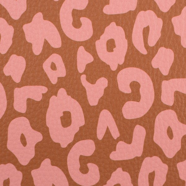 Kunstleder Happy Collection Leo by Cherry Picking braun/rosa