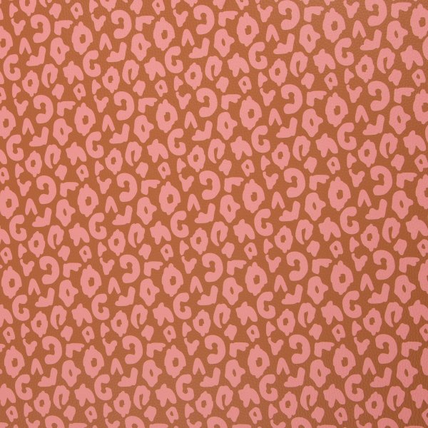 Kunstleder Happy Collection Leo by Cherry Picking braun/rosa