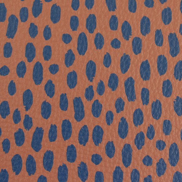 Kunstleder "Brush & wild" by Cherry Picking - Brushstrokes terracotta