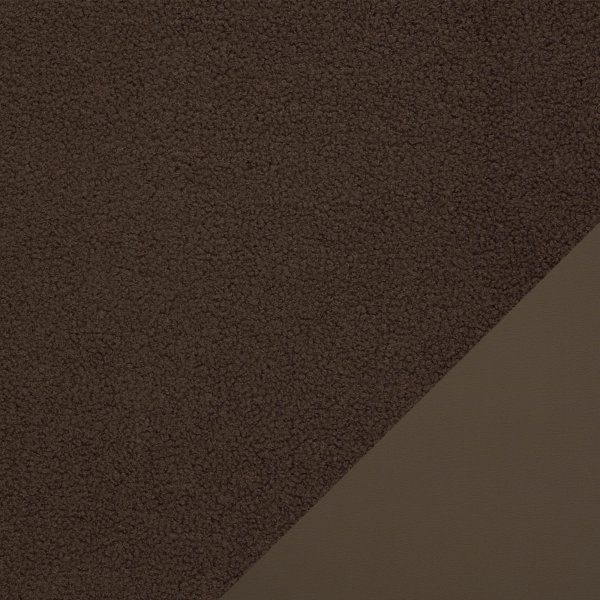 Teddybouclé/ Fleece "Teddy" braun/ Swafing