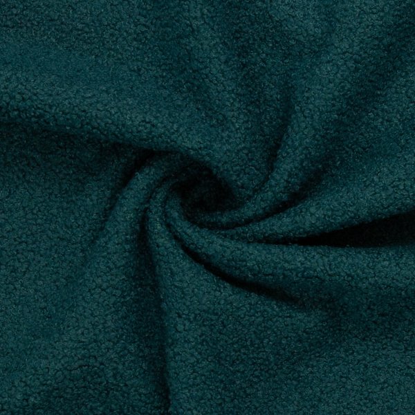 Teddybouclé/ Fleece "Teddy" petrol/ Swafing
