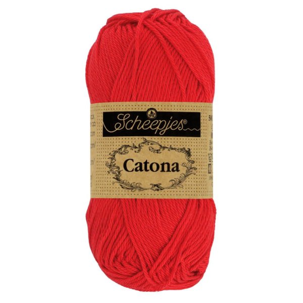 Scheepjes Catona Baumwollgarn 50g  - Rot