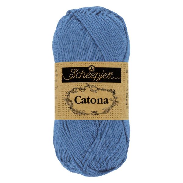 Scheepjes Catona Baumwollgarn 50g  - Capri Blue / Capriblau