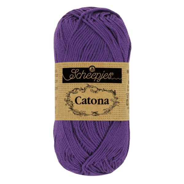 MINI Scheepjes Catona Baumwollgarn 10g  - Tiefes Violett