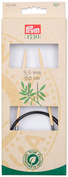 Rundstricknadeln Bambus 60cm, verschiedene Stärken