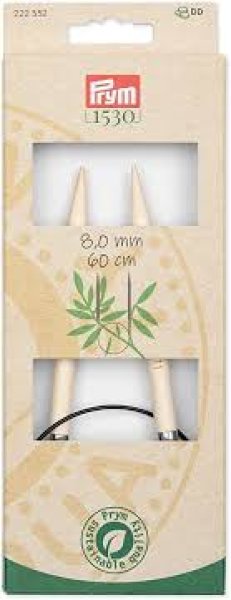 Rundstricknadeln Bambus 60cm, verschiedene Stärken