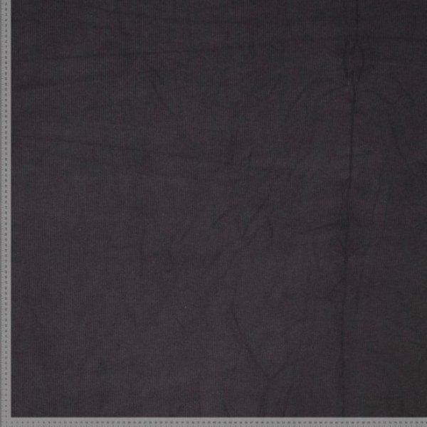 Viskose Ripp-Jersey uni schwarz Öko-Tex