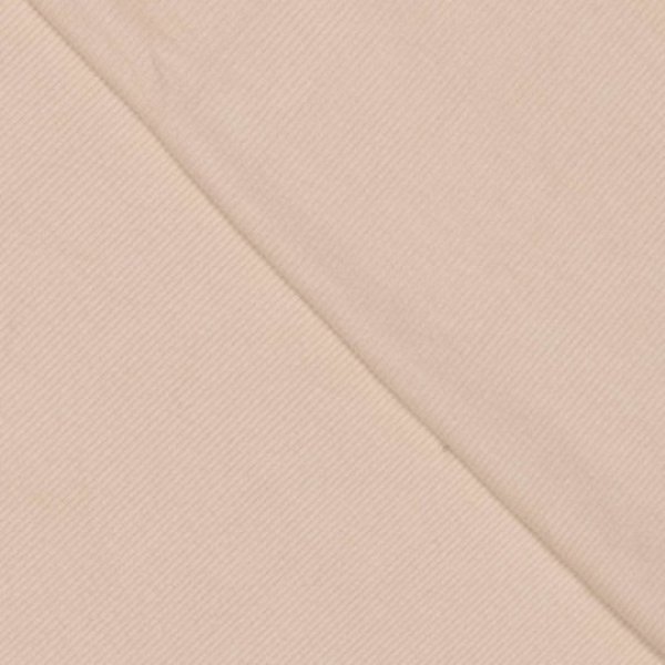 Viskose Ripp-Jersey uni beige Öko-Tex