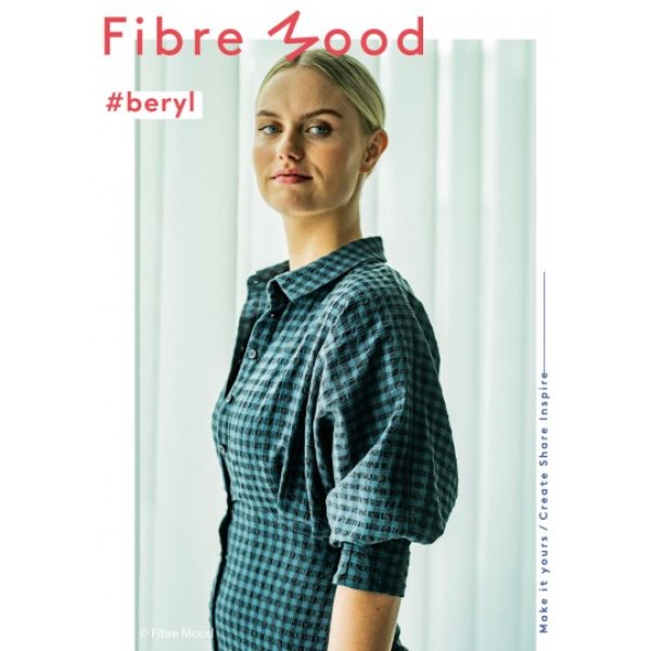 Baumwolle Seersucker - Checks rauchblau/dunkelblau