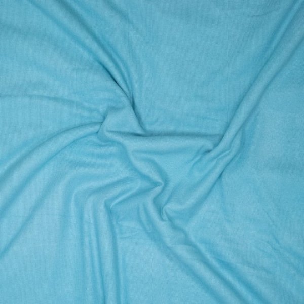 Viskose Ripp-Jersey uni rauchblau Öko-Tex