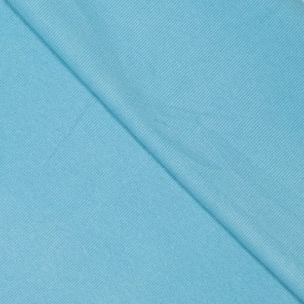 Viskose Ripp-Jersey uni rauchblau Öko-Tex