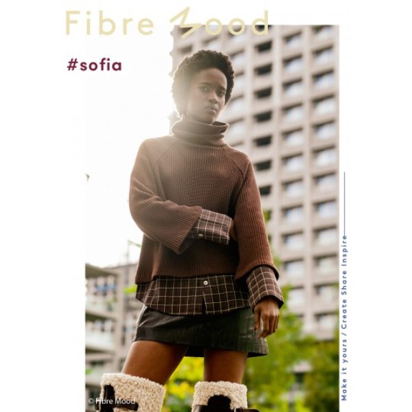 Strickstoff grob gestrickter Stoff braun