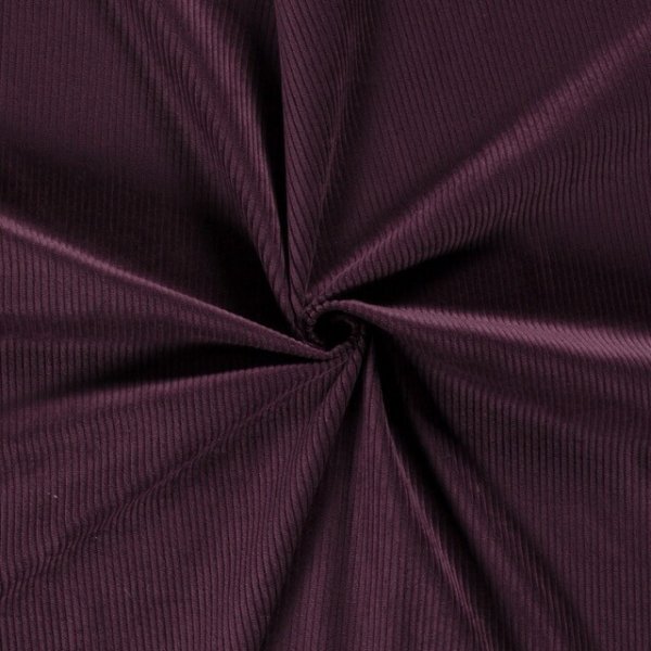 WASHED CORD 6W STRETCH pflaume