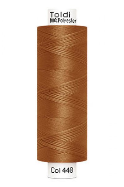 Nähgarn Toldi - 500m - 448 cognac/braun