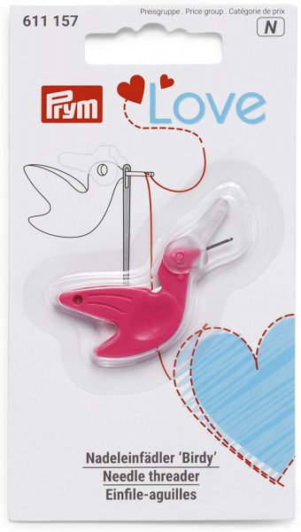 Prym Love Nadeleinfädler Birdy, pink