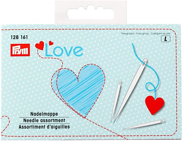 Nadelmappe 29 Näh- und Stopfnadeln mit Einfädler, Prym Love