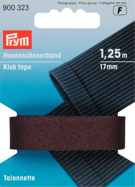 Hosenschonerband dunkelbraun 1,25m Prym