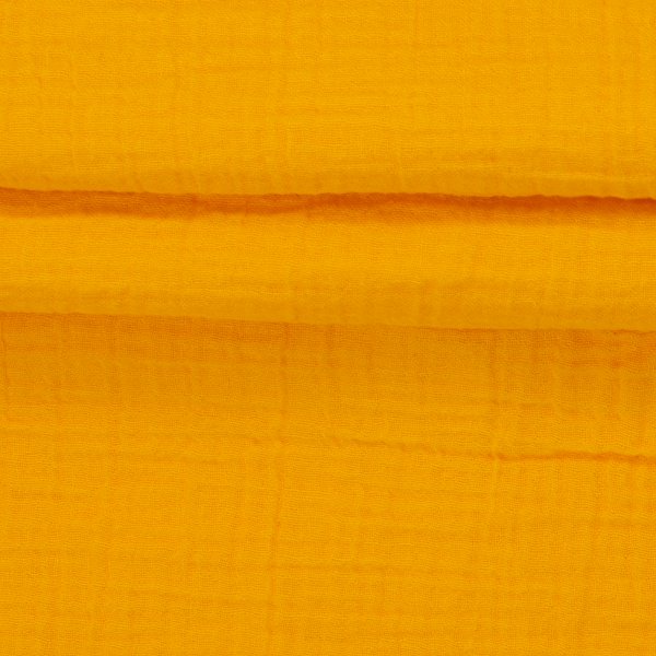 Musselin Double Gauze sonnengelb
