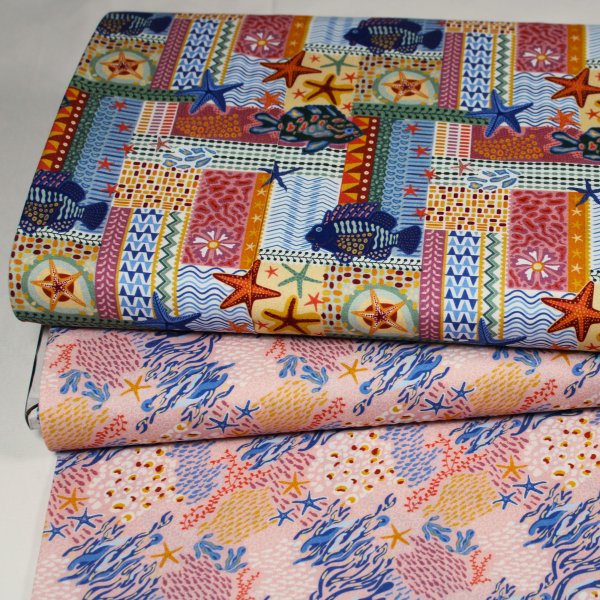 Baumwollstoff Meereszauber