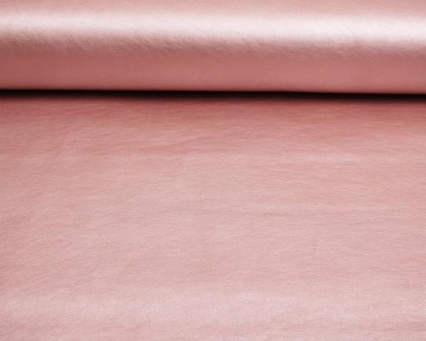 Lederimitat, Kunstleder, rosa Metallic