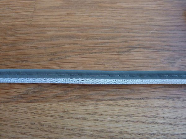 reflektierendes Paspelband grau 10mm
