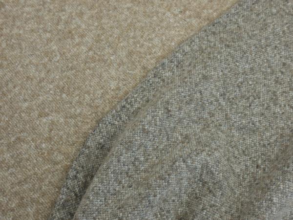 Strickstoff Marco meliert beige, Made in Italy