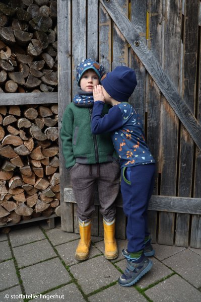 Wollwalk Naomi  dunkles moosgrün