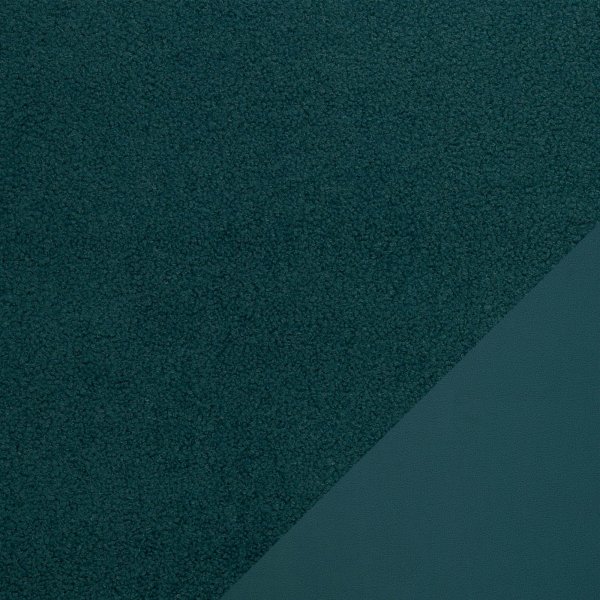 Teddybouclé/ Fleece "Teddy" petrol/ Swafing