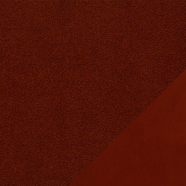 Teddybouclé/ Fleece "Teddy" terracotta/ Swafing